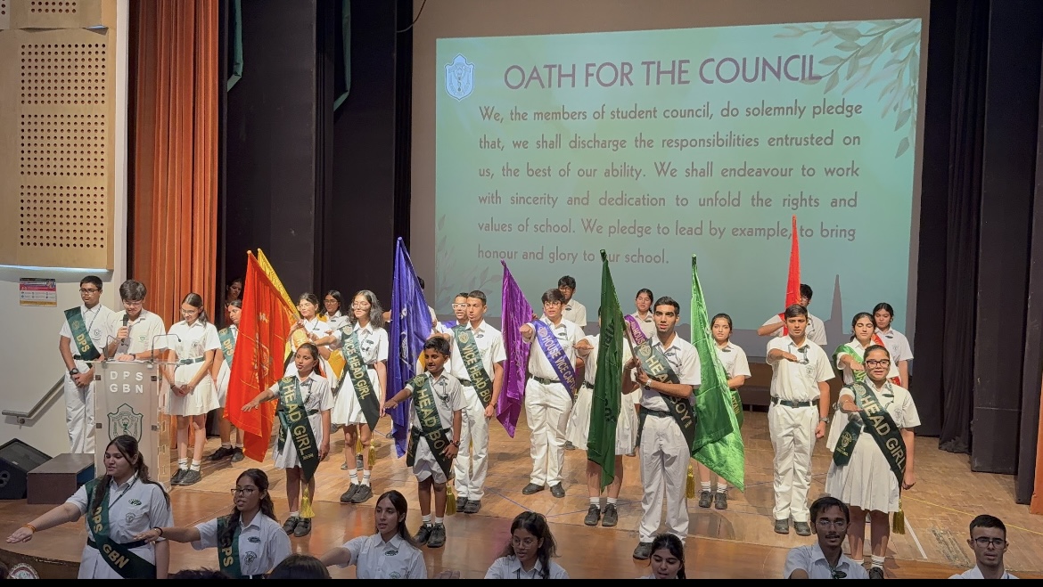 INVESTITURE CEREMONY held at DPS, GBN