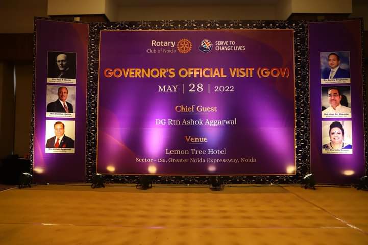 DPS, GBN Interact Club Projects Presentation At Rotary Club Governor's Official Visit